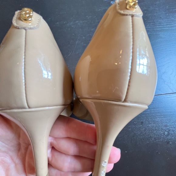 Cole Haan beige patent heels, size 10. - Picture 2 of 7